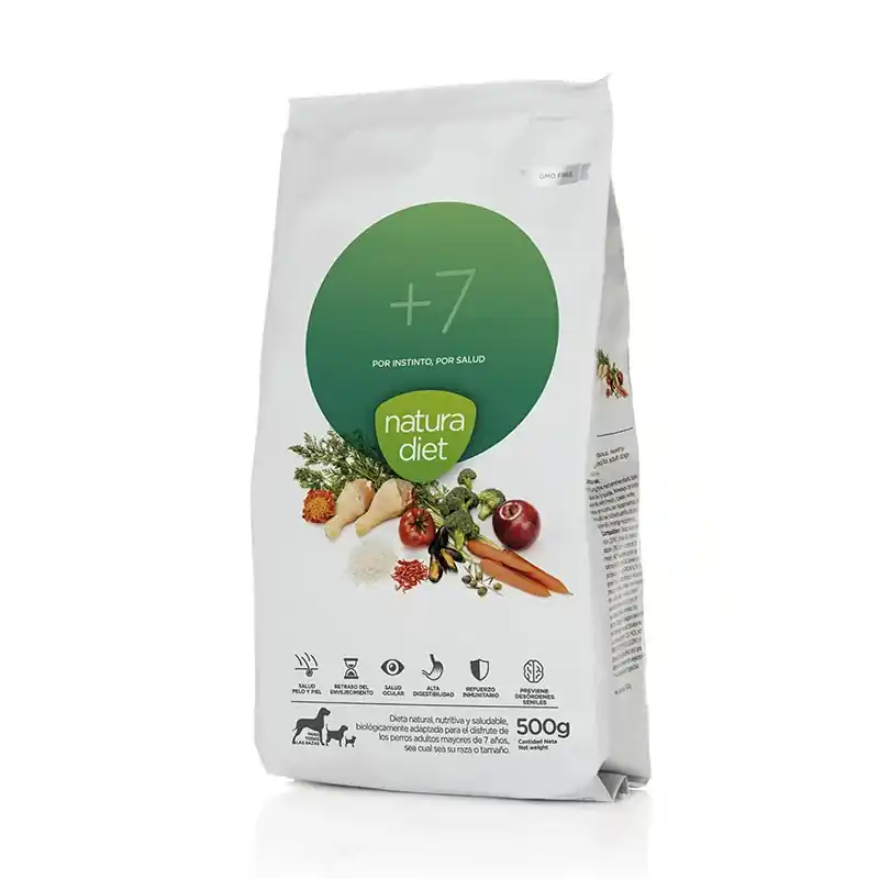 Natura Diet Hundefoder Senior +7 12 kg - komplet tørfoder til ældre hunde | Spar mere