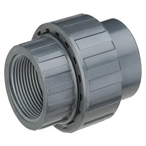 Nedsat pris - PVC Union med gevind 3/4 tomme i den ene ende 25 mm