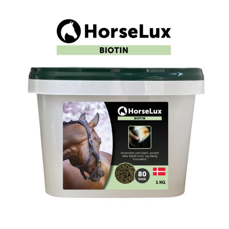 Bestil nemt - HorseLux Biotin Pellets - 1 kg