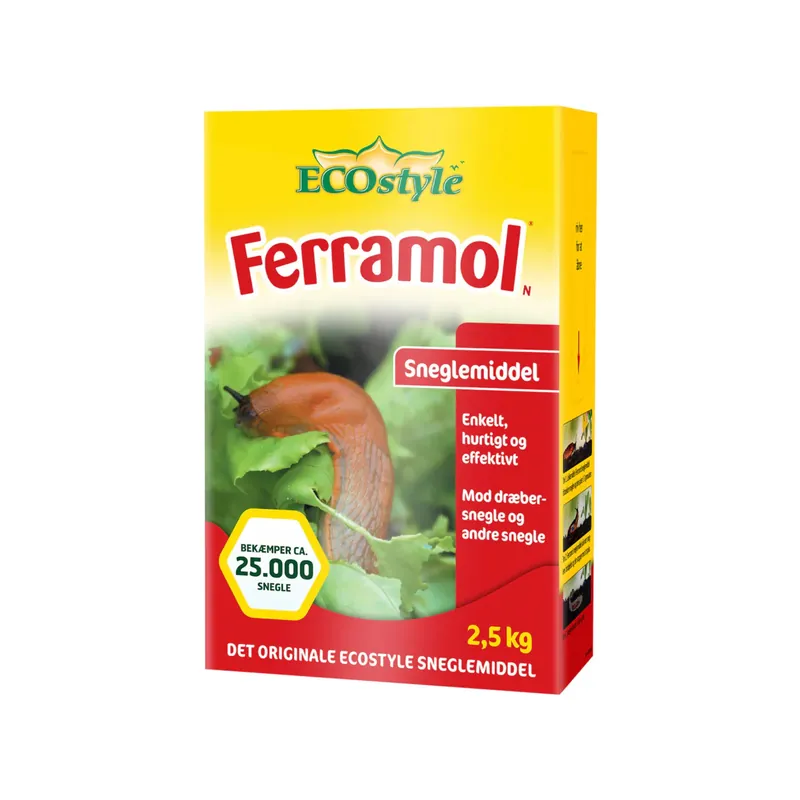Klar til afsendelse | Ferramol Sneglemiddel - 2,5 kg